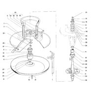 PZ CM 165/166 trommel en maaischotel