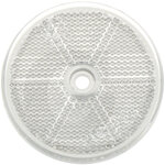 Reflector rond wit 61 mm.