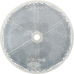 Reflector rond wit 84 mm.
