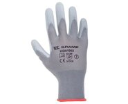 Montagehandschoen grijs mt. S t/m XXL