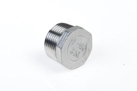 RVS afsluitplug 3/4&quot;