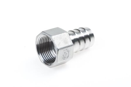 RVS slangtule bi 1/2&quot; x 13 mm.