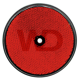 Reflector rond rood 60 mm.