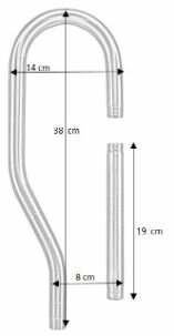 Suevia ringleiding aansluitset 1/2&quot; RVS