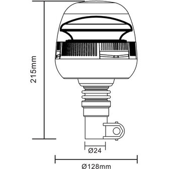 Kramp zwaailamp LED 24W