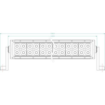 LED lichtbalk 300W 25500 lm