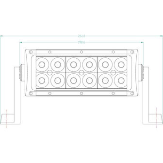 LED lichtbalk 36W 3060 lm