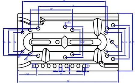 Zitting mechanisch geveerd PVC geel