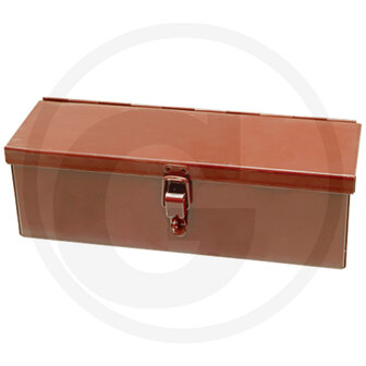 Metalen gereedschapskist 300 mm. x 90 mm. x 90 mm.