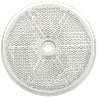 Reflector rond wit 61 mm.