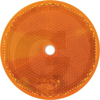 Reflector rond oranje 84 mm.