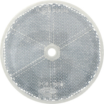 Reflector rond wit 84 mm.