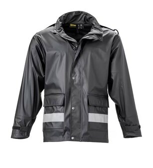 Regenjas Protect zwart maat 2XS t/m 5XL