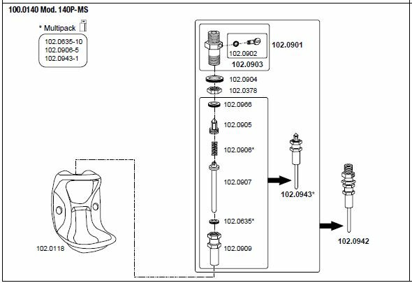 Suevia drinkbak model 140P 1/2"