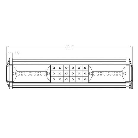 LED lichtbalk 81W 7290 lm