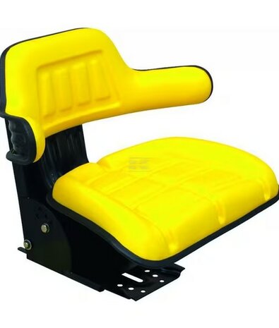 Zitting mechanisch geveerd PVC geel