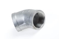 RVS knie 45 graden bi/bi 1/2"