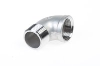 RVS knie 90 graden bi/bu 1"