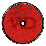 Reflector rond rood 60 mm.