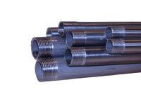 RVS buis 1" bu/bu 125 cm.