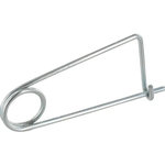 Borgpen verzinkt voor werktuigdriehoek 6 mm.