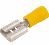 Vlakstekkerhuls 9,4x1,2 geel