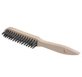 Staalborstel 2-rijig